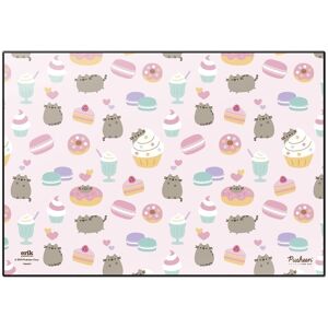 Pricenet Pusheen - Bord/skrivebordsunderlag Rose kollektion (49,5 x 34,5 cm)