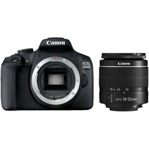 Canon Digitalt Kamera Canon 2000d + Ef-S 18-55mm Sort
