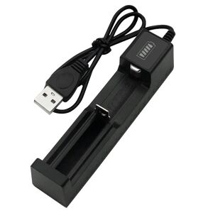 NSF USB Enkelt Oplader For 14650 16340 16650 18350 3,7V Genopladeligt Lithium Batteri Smart Oplader USB Hurtig Opladning LED Skærm