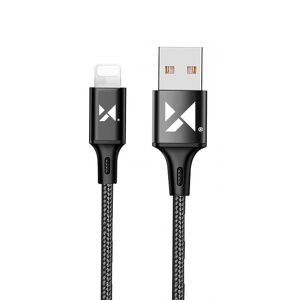 Wozinsky Iphone Lightning USB kabel 2.4A 1m sort
