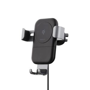 Deltaco wireless car charger, Qi, 10 W, black