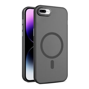 My Store iPhone 8 Plus / 7 Plus MagSafe frostet gennemsigtig tåge telefonetui (sort)