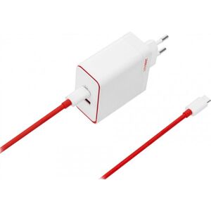 OnePlus SUPERVOOC 100W Dual Ports Power Adapter -netværksoplader, hvid