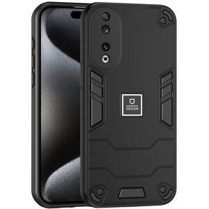 My Store For Honor 90 2 in 1 Shockproof Phone Case(Black)