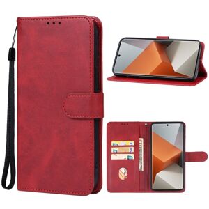 My Store For Xiaomi Redmi Note 13 Pro+ Leather Phone Case(Red)