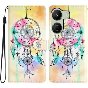 My Store For Xiaomi Redmi 13C Colored Drawing Leather Phone Case(Dream Catcher)