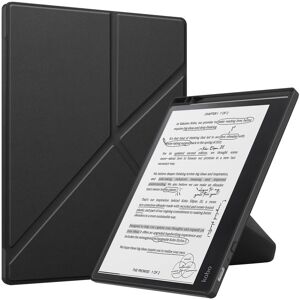 My Store For Kobo Elipsa 2E Solid Color Deformation TPU Leather Smart Tablet Case(Black)