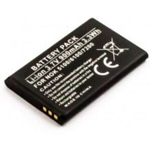 CoreParts batteri til Nokia Mobile 3,33Wh Li-ion 3,7V 900mAh, Nokia BL-4C