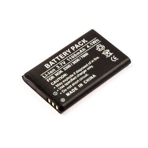 CoreParts batteri til mobil 4Wh Li-ion 3,7V 1100mAh Sort, Nokia