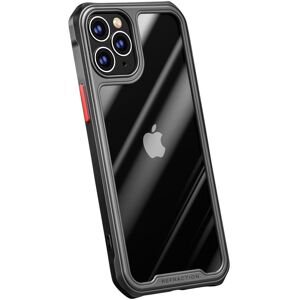 IPAKY PC + TPU Hybrid Case for iPhone 12 Pro Max  - Black