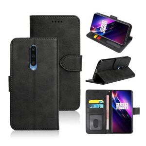 Megabilligt OnePlus 8 WALLET Læder Læder Taske Black