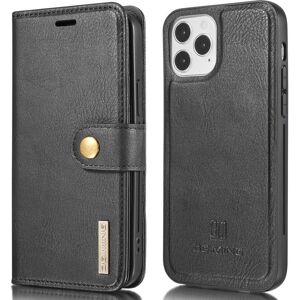 MTK DG.MING For iPhone 13 Stylish Wallet Case - Black