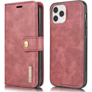 MTK DG.MING For iPhone 13 Stylish Wallet Case - Red