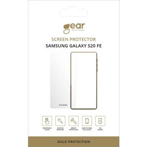 GEAR Glass Prot. Flat Case Friendly 2.5D GOLD Samsung Galaxy S20FE 5G/S20FE 4G
