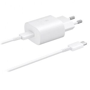 Orignal Samsung Ultra-Fast USB-C PD 25W, 3A Väggladdare - Vit