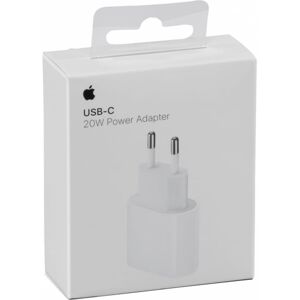 Apple (MHJE3ZM/A) USB-C, Strømadapter, Vægoplader, 20W, Hvid