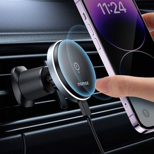 MOMAX CM25A Magnetic Wireless Charger Car Air Outlet Phone Holder