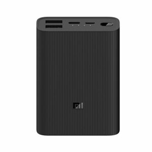 Mobilbatteri Xiaomi 10000mAh Mi Power Bank 3 Ultra Compact Sort 10000 mAh