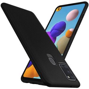 ExpressVaruhuset Samsung A21s stilfuldt stødsikkert cover FullCarbon V3