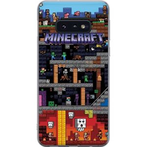 Generic Samsung Galaxy S10e Cover / Mobilcover - Minecraft