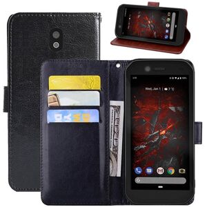 CaseOnline Wallet cover 3-kort CAT S42 - Sort