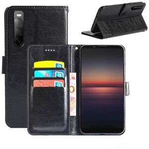 CaseOnline Wallet Cover 3-kort Sony Xperia L4 : farve - sort