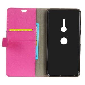 CaseOnline Wallet 2-kort til Sony Xperia XZ2 (H8266) : farve - lyserød