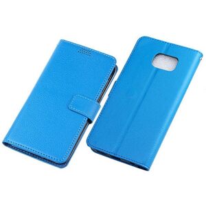 CaseOnline Wallet cover 3-kort Samsung Galaxy S6 Edge Plus (SM-G928F) : farve - blå