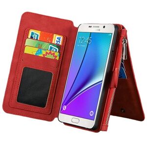 CaseMe Multi Wallet 14-kort Samsung Galaxy S6 (SM-G920F) : farve - rød