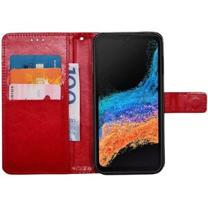 CaseOnline Wallet cover 3-kort Samsung Galaxy Xcover 6 Pro - Rød