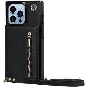 CaseOnline Zipper halskæde etui Apple iPhone 14 Pro Max - Sort