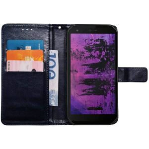 CaseOnline Wallet cover 3-kort CAT S62 Pro - Mørkeblå