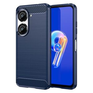 CaseOnline Børstet silikone cover Asus Zenfone 9 - Blå