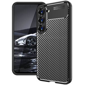 CaseOnline Carbon silikone cover Samsung Galaxy S23 - Sort