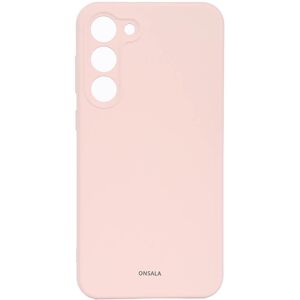 Onsala Samsung Galaxy S23 Plus Cover Silikone Chalk Pink