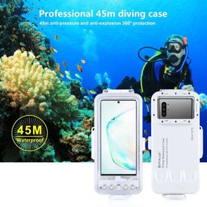 High Discount PULUZ 45m/147ft Vandtæt Dykning Case Foto Video Tager Underwater Housing Cover til iPhone 14 Series, iPhone 13 Series, iPhone 12 Series, iPhone 1