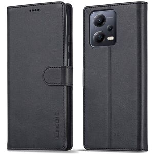 SKALO Xiaomi Redmi Note 12 5G LC.IMEEKE Pungetui i PU-læder - Sort