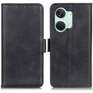 SKALO OnePlus Nord 3 5G / Ace 2V Premium Wallet Flip Cover - Sort