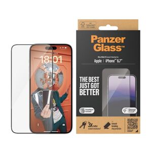 PanzerGlass iPhone 15 Plus Skærmbeskytter Ultra-Wide Fit EasyAligner