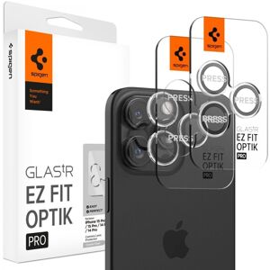 Spigen iPhone 14/15 Pro/iPhone 14/15 Pro Max Kameralinsebeskytter GLAS.tR EZ Fit Optik Pro Crystal Clear 2-pak