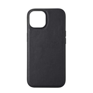 Buffalo iPhone 15 Cover Ægte læder MagSeries Sort