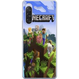 Generic Sony Xperia 10 V Gennemsigtig cover Minecraft