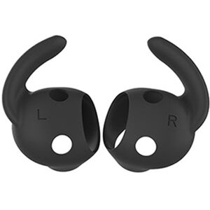 For Beats Studio Buds AhaStyle PT172 Earphone Silicone Ear Caps, Style: Earcap (Black)