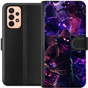 Generic Samsung Galaxy A23 Tegnebogsetui Fortnite - Raven