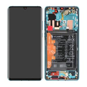 Huawei P30 Pro Skärm med LCD Display + Batteri Original - Crystal