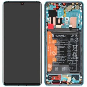 Huawei P30 Pro Skärm med LCD Display + Batteri Original - Crystal