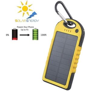 Forever 5000mAh Solen Powerbank till Mobiltelefoner &Surfplattor