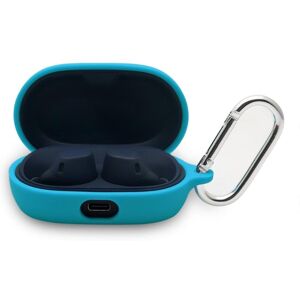 Generic Jabra Elite 7 Active silicone case with keychain - Blue