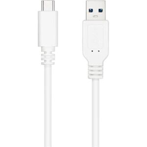 USB-C-kabel til USB NANOCABLE 10.01.4000-W Hvid 50 cm