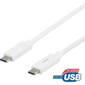 Deltaco USBC 3.1 GEN2 10Gbps/3A/E-marker 0,5m